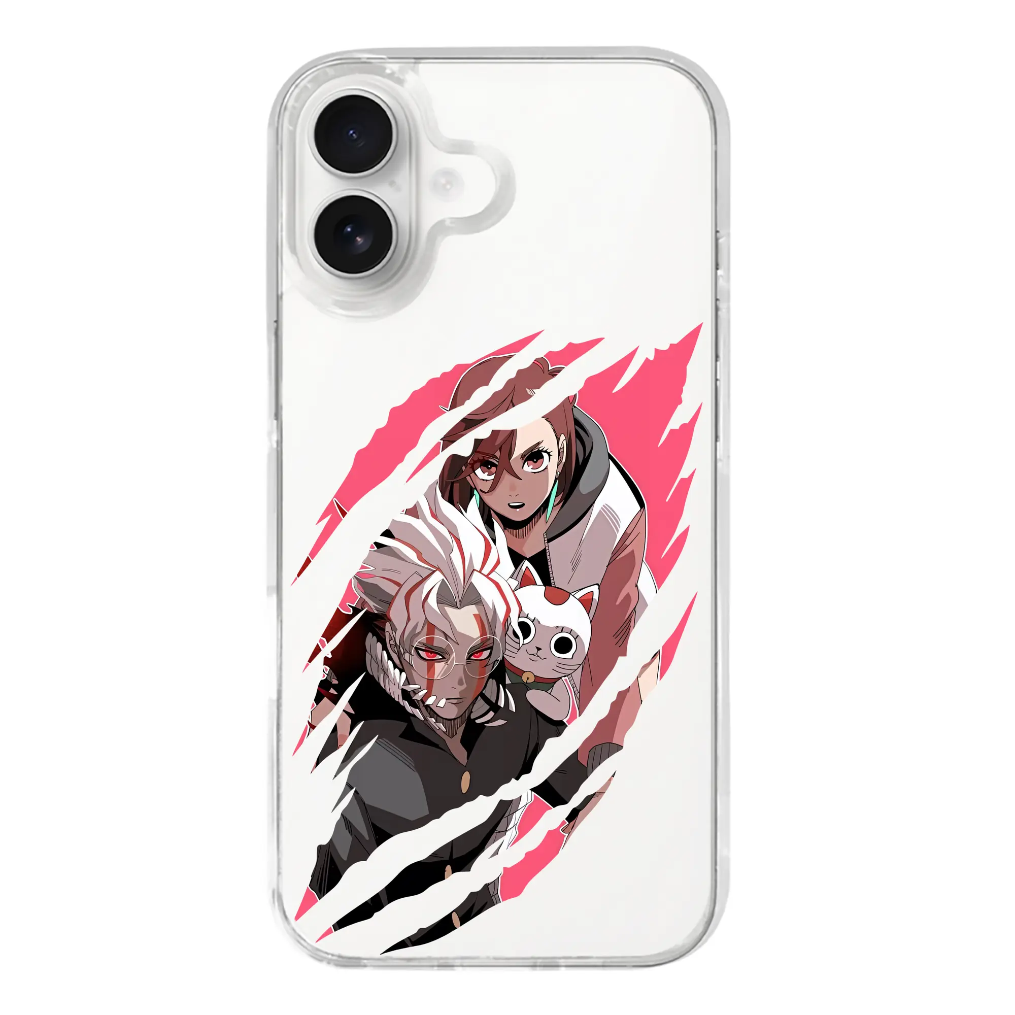 ダンダダン グッズ,綾瀬桃 - iPhone 17シリーズ 透明スマホケース – 薄型・耐衝撃・精密フィット保護カバー